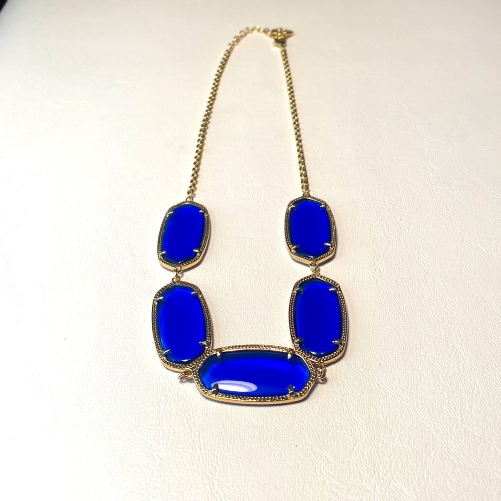 Kendra Scott cobalt necklace.